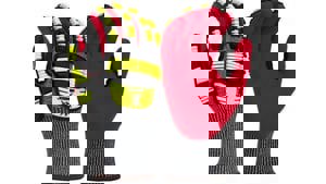 L Size 13 ga A6 Nitrile Dipped Cut & Impact Resistant Gloves