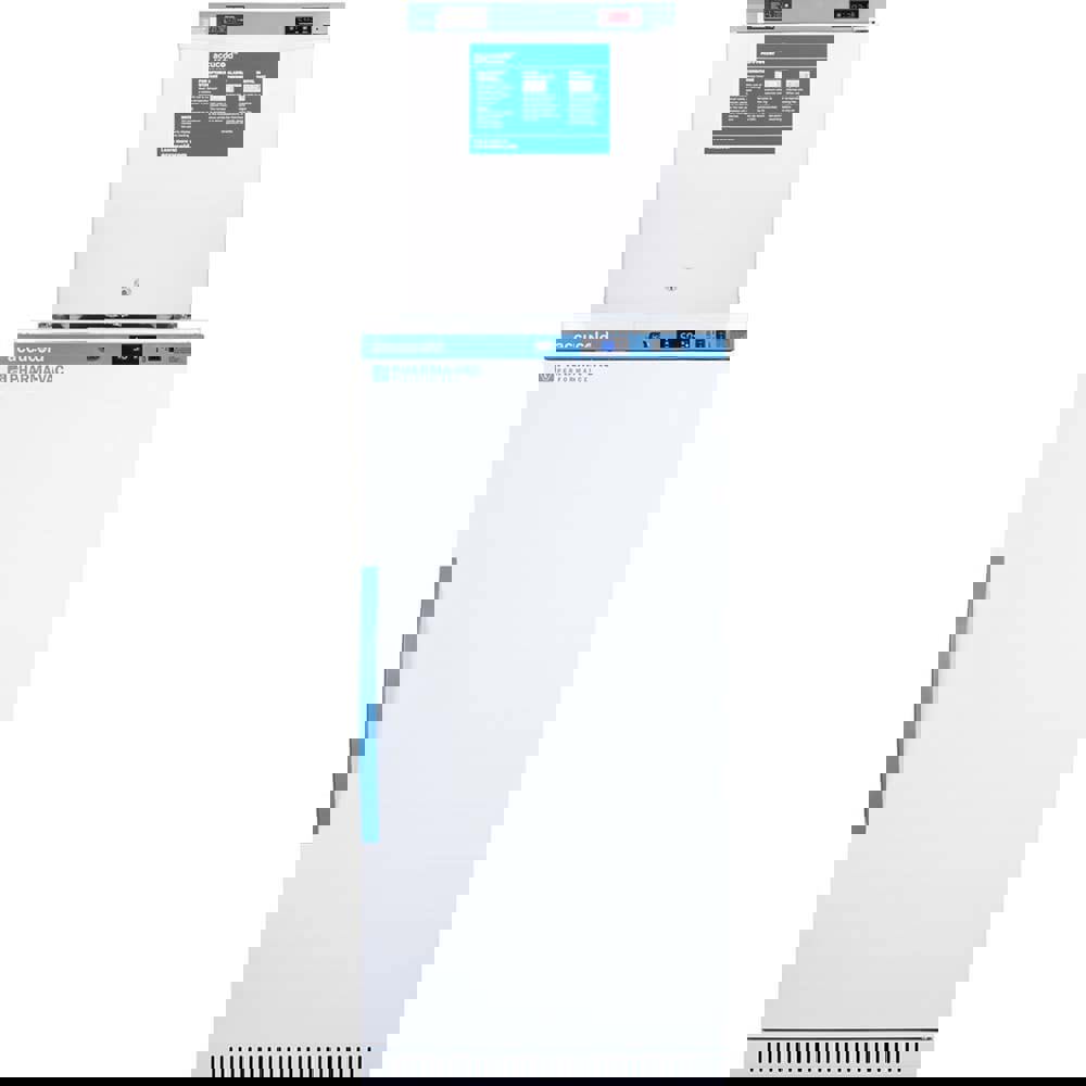 Pharmacy, Medical-Laboratory Combination Refrigerator/Freezer: 9 cu ft Capacity, -20 to 8 &deg; C, 23-3/8