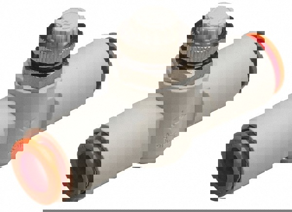 Air Flow Control Valve: In-Line, Tube, 3/16