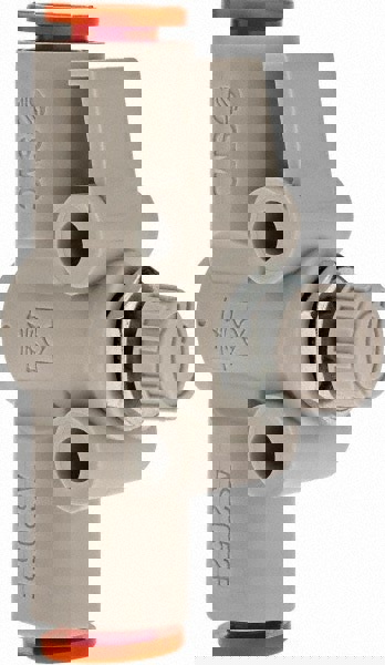 Air Flow Control Valve: In-Line, Tube, 1/4