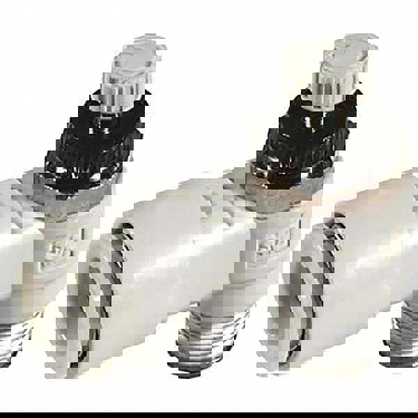 Air Flow Control Valve: Flow Control Elbow, PBT, 1/4