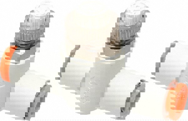 Air Flow Control Valve: In-Line, Tube, 1/4