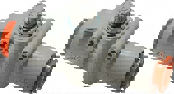 Air Flow Control Valve: In-Line, Tube, 3/8