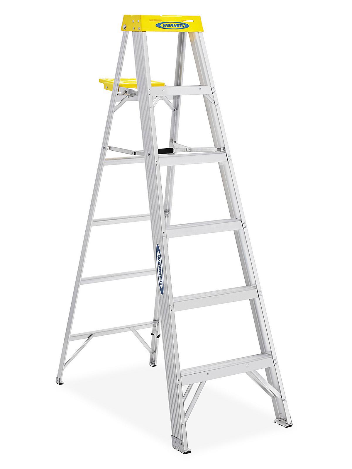 5-Step Aluminum Step Ladder: Type I, 6' High