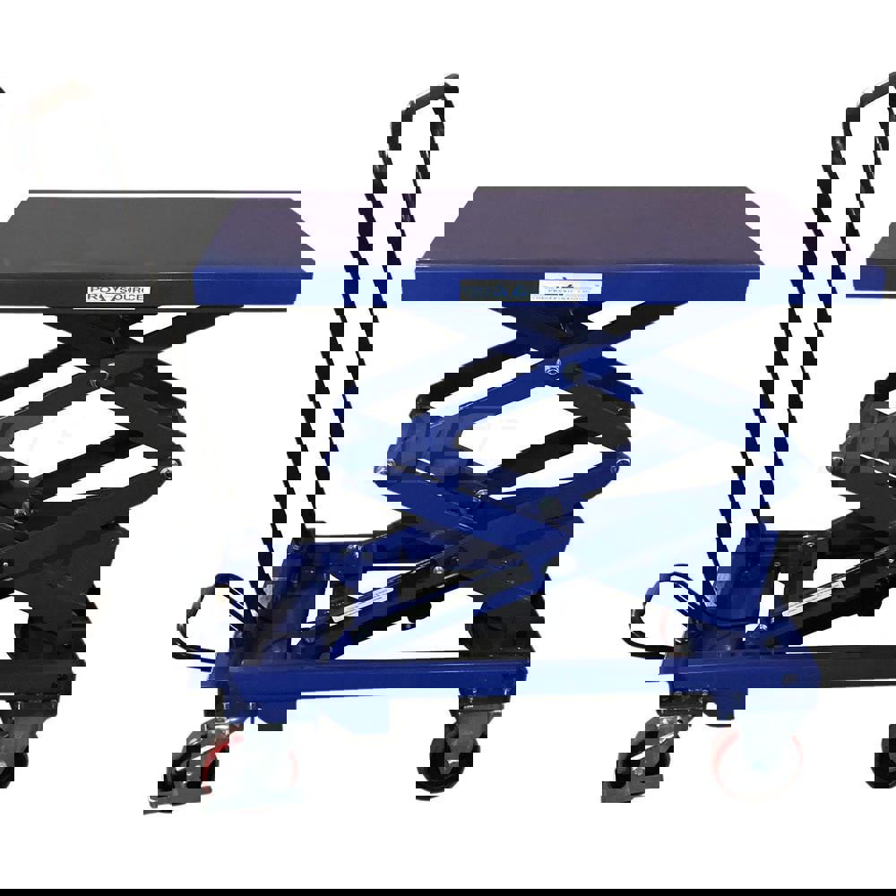 Mobile Battery Lift Table: 770 lb Capacity, 14 to 55-1/2