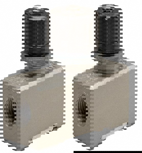 Air Flow Control Valve: In-Line, MNPT x FNPT