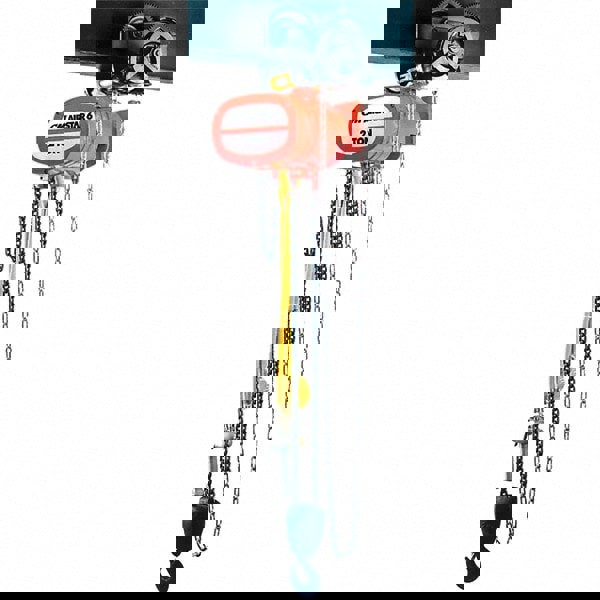 4,000 Lb Load Limit, 10' Max Height Air Chain Hoist