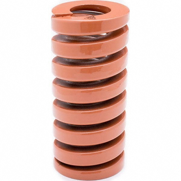 Die Spring: 30 mm Hole Dia, 15 mm Rod Dia, 30 mm Free Length, Brown