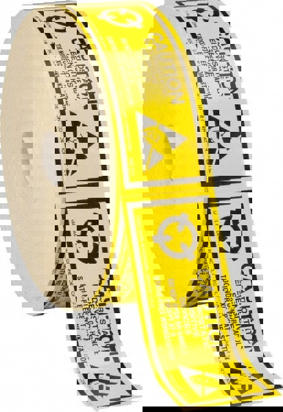 Caution Electrostatic Sensitive Devices Shipping Label