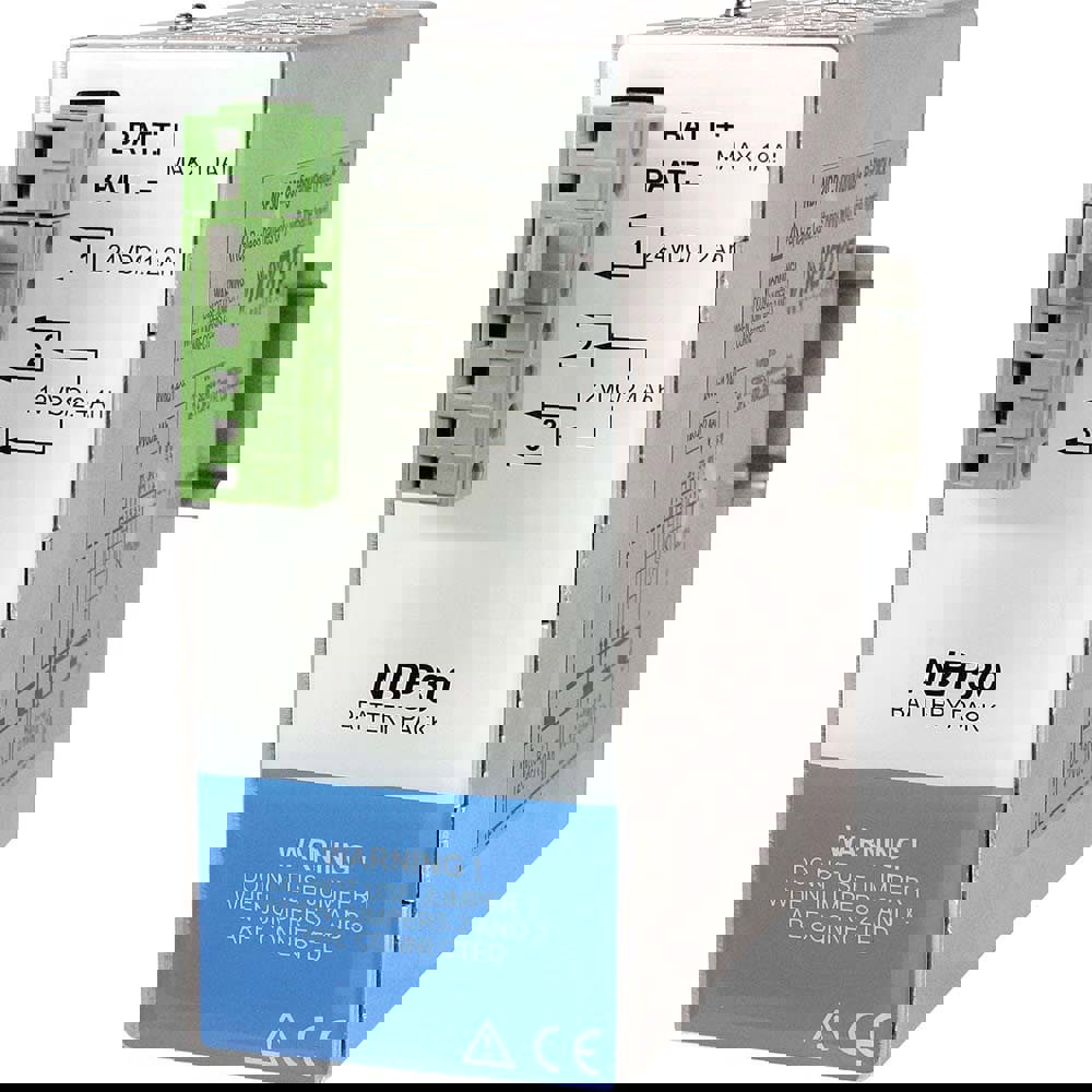 Backup Uninterruptible Power Supplies (UPS); Number of Outlets: 1; Amperage: 3; Backup Time Full Load (Minutes): 60; Backup Time Half Load (Minutes): 30; Output Voltage Rating: 12-24 VDC; Display Type: No Display; Mounting Type: DIN Rail; Maximum Operatin