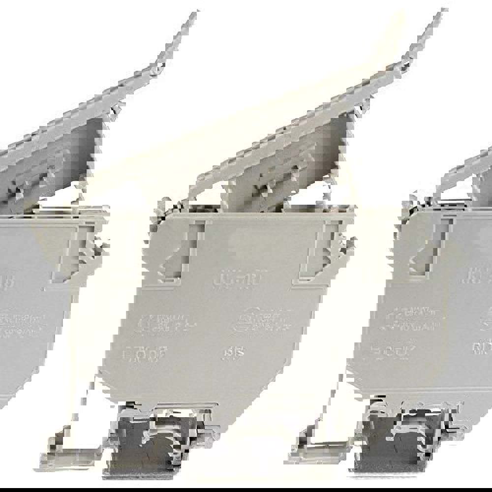 Terminal Blocks; Block Type: General Purpose ; Mounting Type: DIN Rail ; Amperage: 6.30 ; Number of Contacts: 2 ; Number of Poles: 2 ; Number of Rows: 1