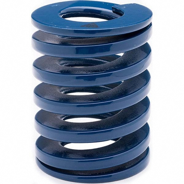 Die Spring: 30 mm Hole Dia, 15 mm Rod Dia, 60 mm Free Length, Blue