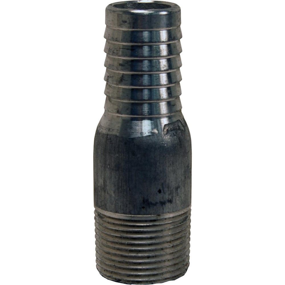 Combination Nipples For Hoses; Type: King Nipple ; Material: Aluminum ; Thread Standard: Male NPT ; Thread Size: 1in ; Overall Length: 3.50in ; Epa Watersense Certified: No