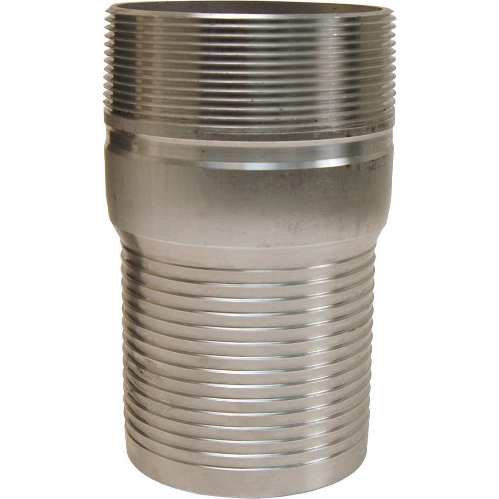 Combination Nipples For Hoses; Type: King Nipple ; Material: Aluminum ; Thread Standard: Male NPT ; Thread Size: 4in ; Overall Length: 7.19in ; Epa Watersense Certified: No