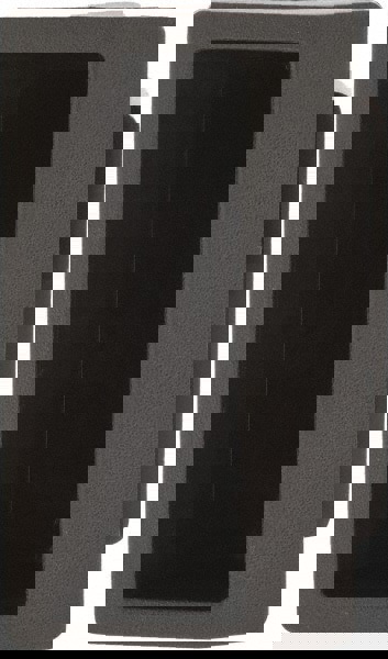 70mm Overall Width x 41mm Overall Height, 17mm Recess Depth, Brown Snap In Recessed Pull