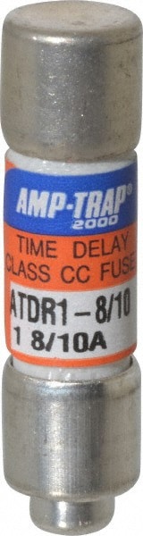 Cylindrical Time Delay Fuse: CC, 1.8 A, 10.4 mm Dia