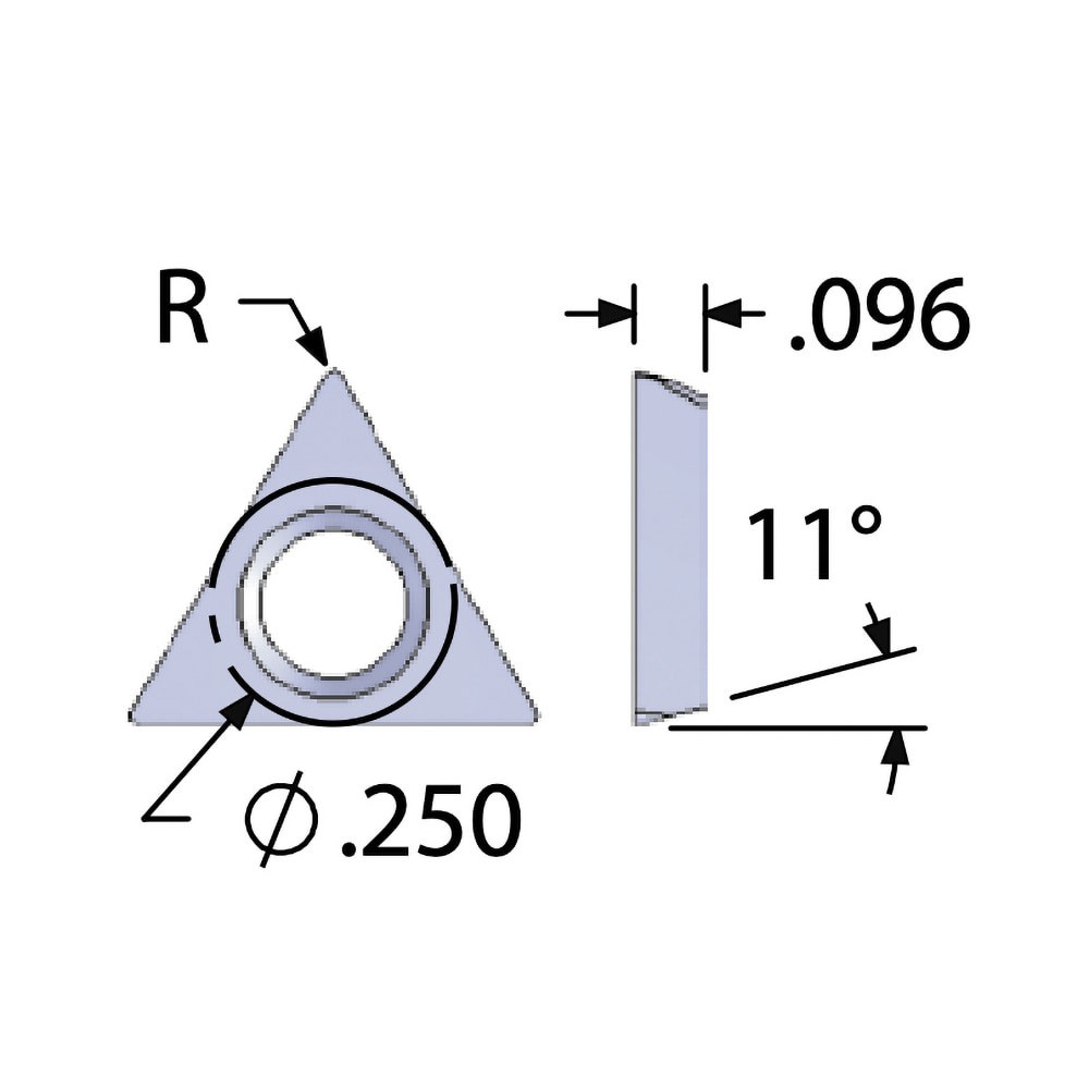 Boring Insert: ATP2151E, Solid Carbide