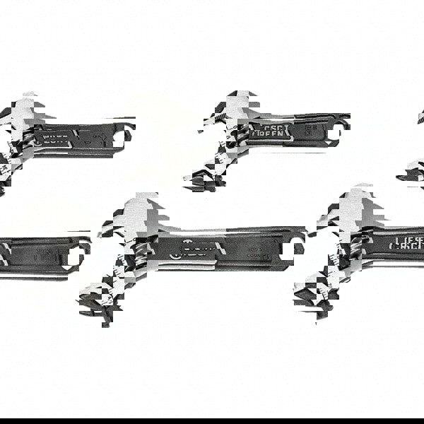 Adjustable Wrench Set: 2 Pc, Inch