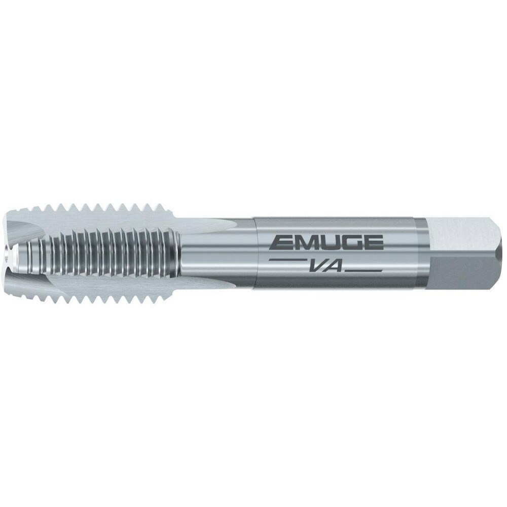 Spiral Point Tap: #10-24 UNC, 3 Flutes, Plug Chamfer, Oversize Class of Fit, High-Speed Steel-E, NT Coated