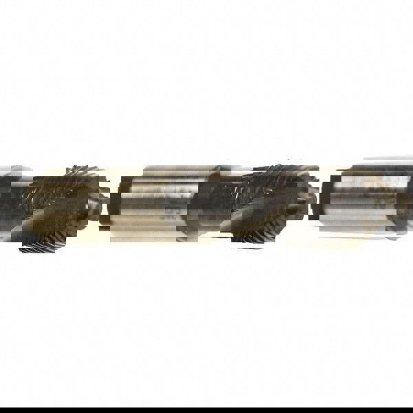 Spiral Flute Tap: 3/8-16, UNC, 3 Flute, Plug, 2BX Class of Fit, Cobalt, Nitride Finish