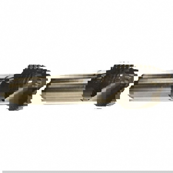 Spiral Flute Tap: 1/2-20 UNF, 3 Flutes, Plug, 2BX Class of Fit, Cobalt, Nitride Coated