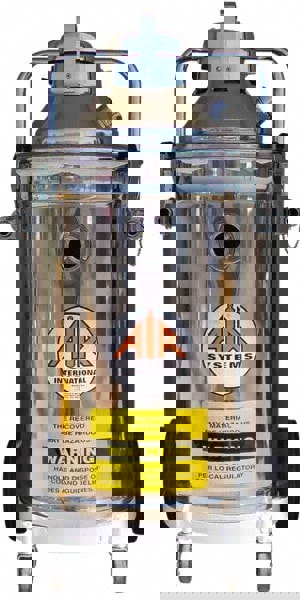 Toxic Dust Cleaner: Electric, HEPA Filter, 15 gal Capacity