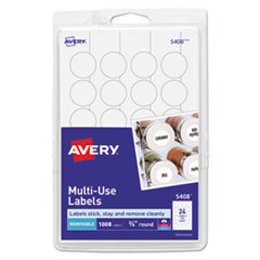 Label Maker Label: White, Paper, 3/4