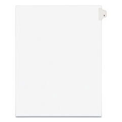 INDEX,LTR,SIDE1,25/PK,WHT