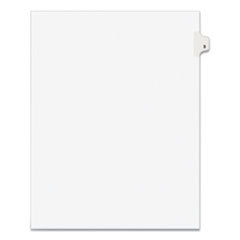 INDEX,LTR,SIDE3,25/PK,WHT