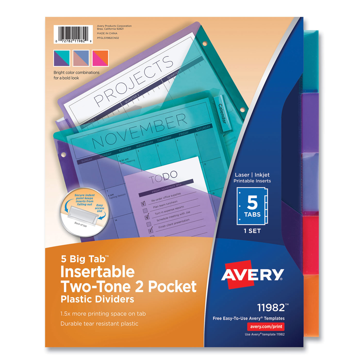 DIVIDER,5TB,INSRT,DBL,PKT