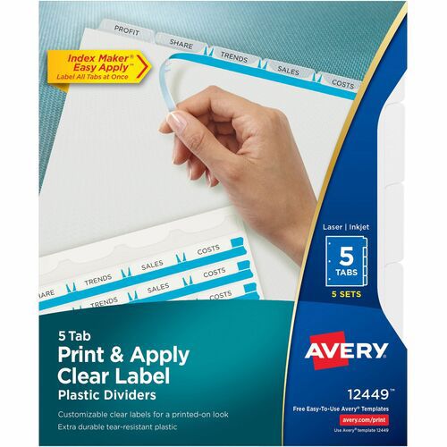 Avery Index Maker Print & Apply Label Pl