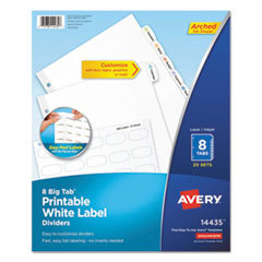 Avery Big Tab Printable Dividers, 8 Tab,