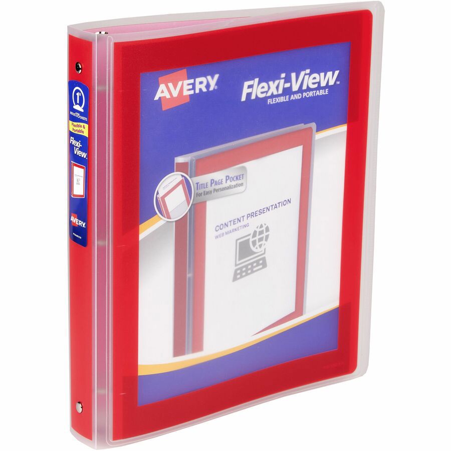 BINDER,FLEXVW,1-INCH,RD