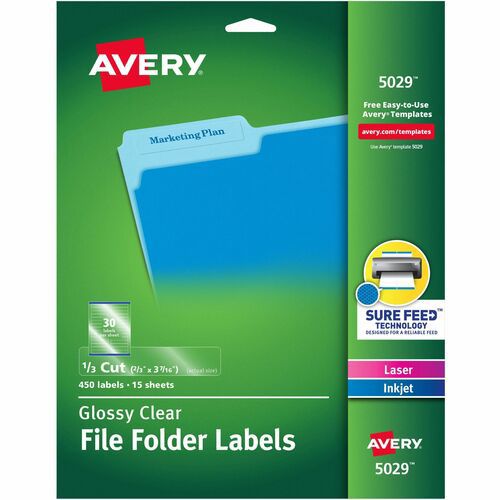 Avery Laser/Inkjet File Folder Labels, 2