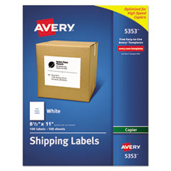 AVY COPY LBL 1UP 100 FULL SHT