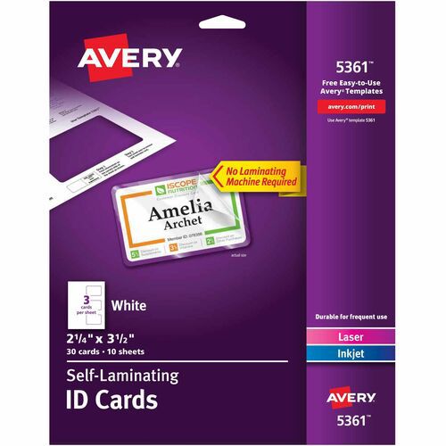 LAMINATED ID CARDS