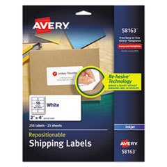 INKJET REPOSITI LABELS 3-1/3X4