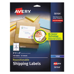 INKJET REPOSITI LABELS 3-1/3X4