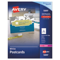 Avery Uncoated Postcards, 6