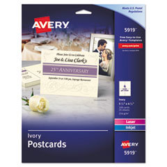 Avery Postcards For Inkjet/laser Printer