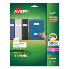 Avery Removable Inkjet/Laser Labels, 1