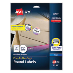 AVY INK LBL 20UP 20-1 1/2 RND