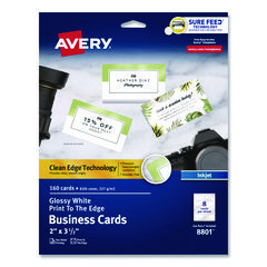 CARD,2X3.5,160/PK,GLWH