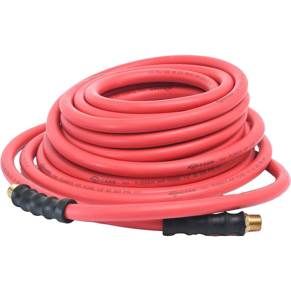Air & Multi-Purpose Hose; Hose Type: Multipurpose Air Hose ; Length Ft. (Feet): 50 ; Type: Air Hose ; Color: Red ; Material: Rubber ; Inside Diameter (Inch): 1/2