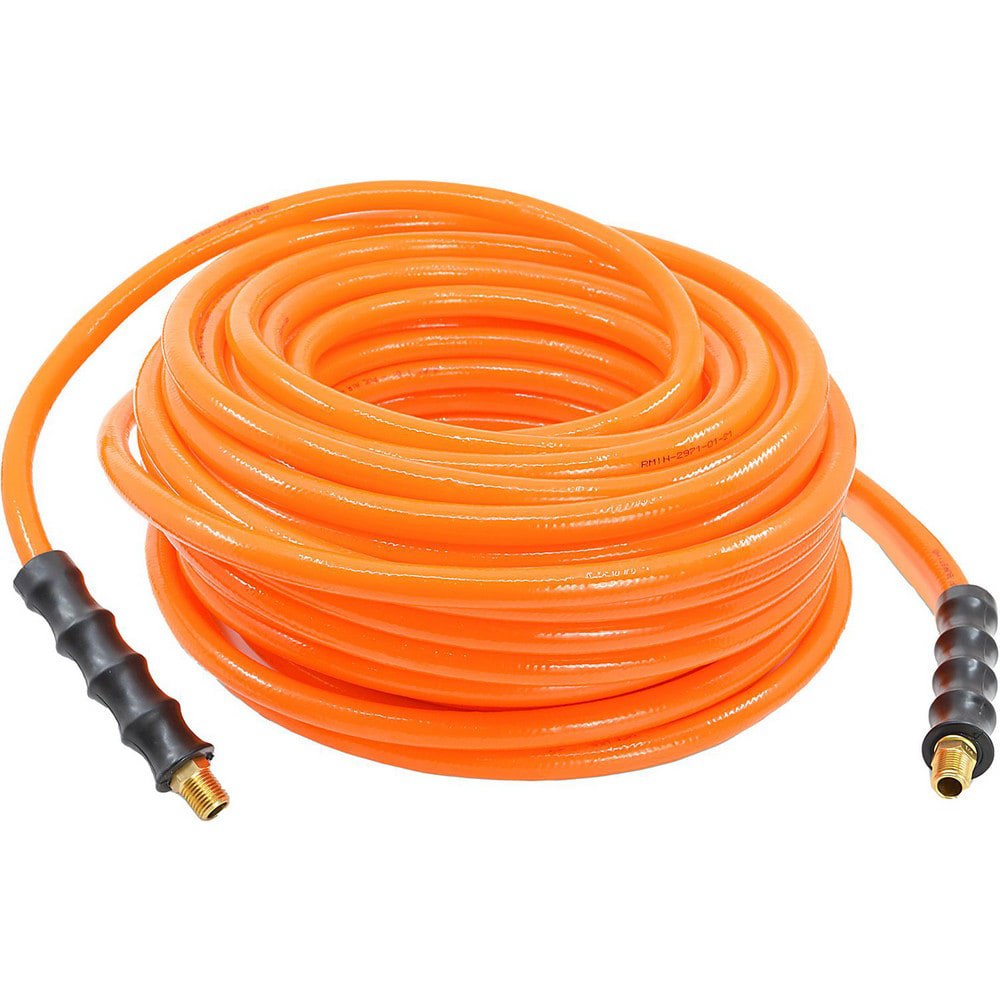 Air & Multi-Purpose Hose; Hose Type: Multipurpose Air Hose ; Length Ft. (Feet): 100 ; Type: PVC Air Hose ; Color: Orange ; Material: PVC ; Inside Diameter (Inch): 3/8