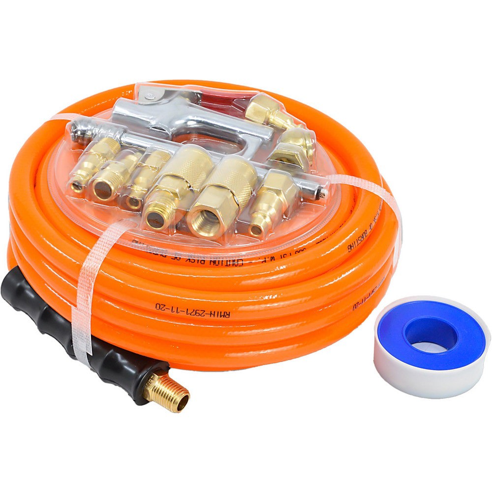Air & Multi-Purpose Hose; Hose Type: Multipurpose Air Hose ; Length Ft. (Feet): 25 ; Type: PVC Air Hose ; Color: Orange ; Material: PVC ; Inside Diameter (Inch): 3/8
