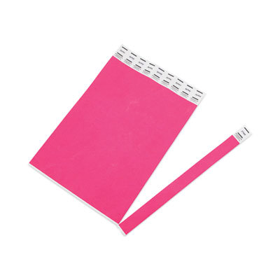 WRISTBANDS; TYVEK; NEON PNK