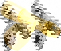 500 Max psi, 1/4 Tube OD, Forged Flare Female Branch Tee Access Valve