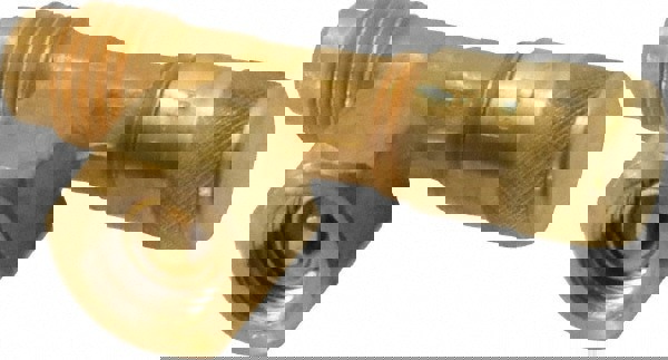 500 Max psi, 1/4 Tube OD, Forged Flare Female Branch Tee with Depressor Access Valve