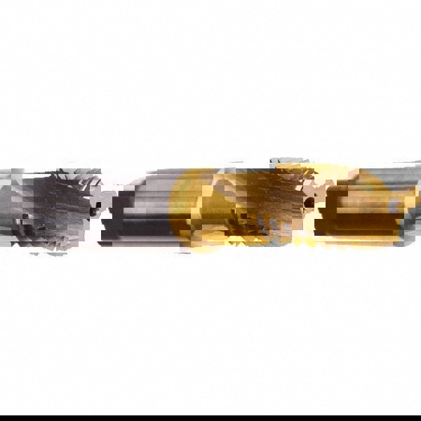 1/4-18 NPT, 3 Flutes, TiN Coated, Cobalt, Interrupted Thread Pipe Tap